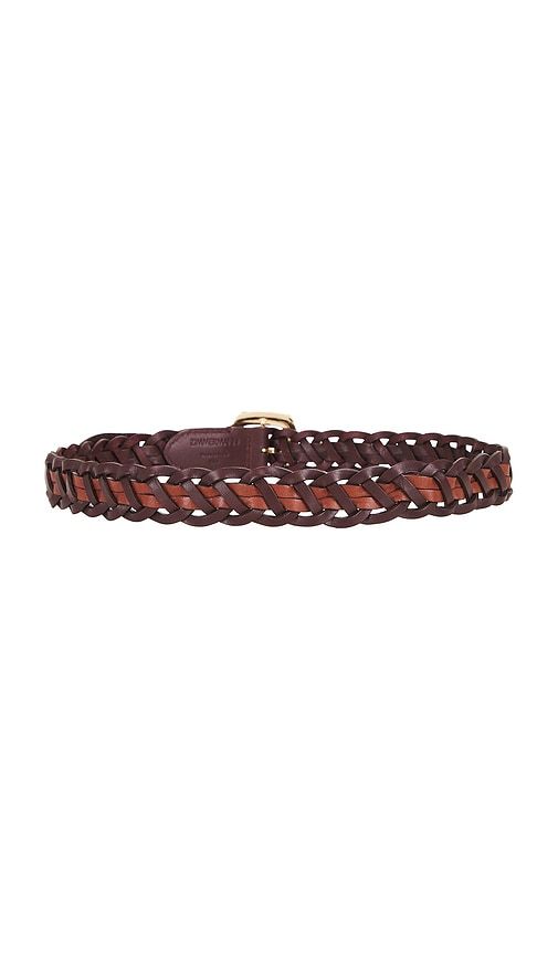Malley Braided Belt in Brown. - size M/L (also in S/M) - Zimmermann - Modalova