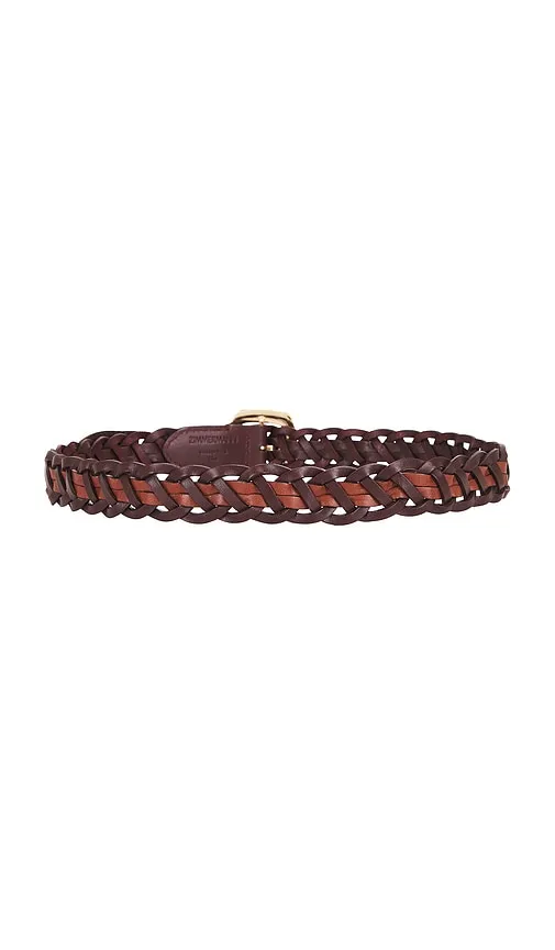 Malley Braided Belt in Brown. - size S/M (also in XS/S) - Zimmermann - Modalova