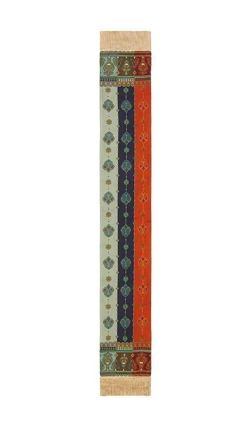 Printed Silk Fringe Neck Scarf in Brown - Zimmermann - Modalova