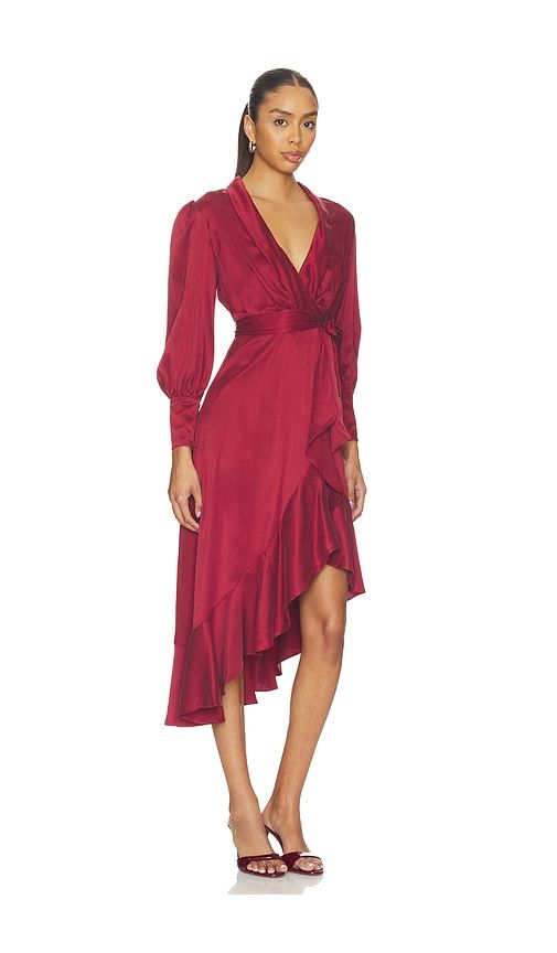 Petite Silk Wrap Midi Dress in . - size 0/P (also in ) - Zimmermann - Modalova