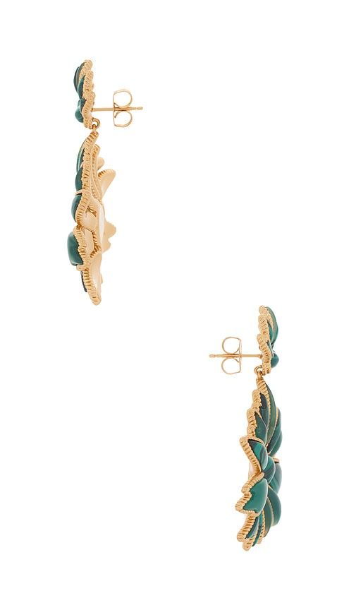 Botanica Dangles Earrings in Metallic Gold - Zimmermann - Modalova