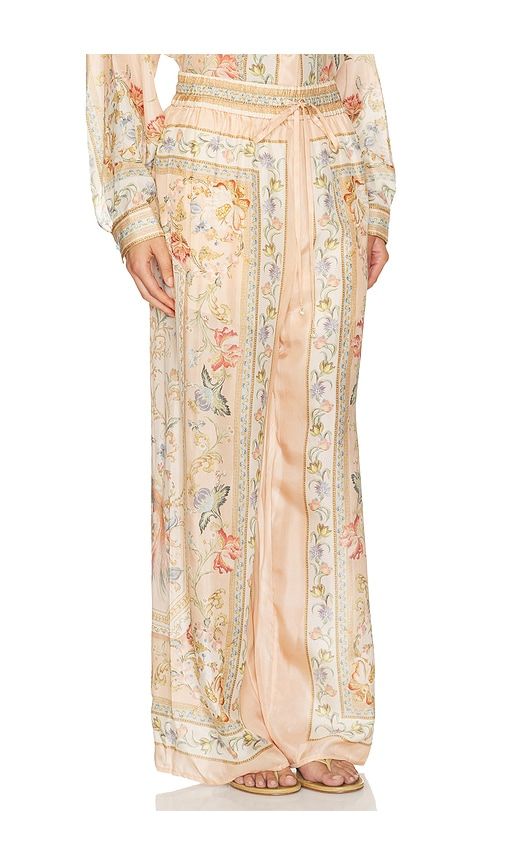 Roselight Relaxed Pant in Pink. - size 1/S (also in 3/L, 4/XL) - Zimmermann - Modalova