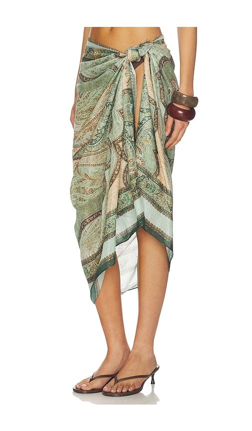 Printed Cotton Pareo in - Zimmermann - Modalova
