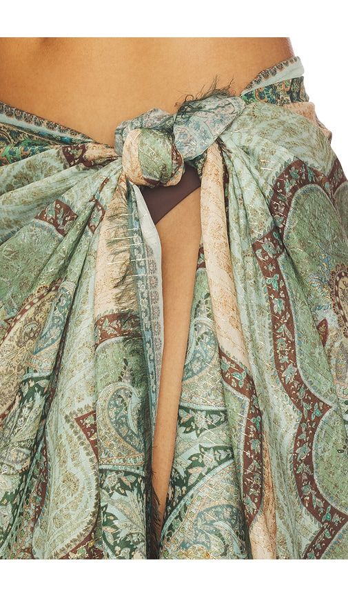 Printed Cotton Pareo in - Zimmermann - Modalova
