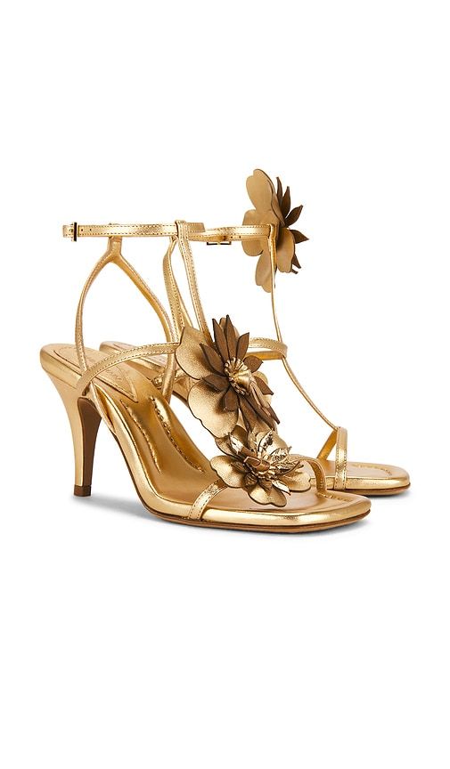 Belara Sandal in Metallic . - size 36 (also in 38, 39) - Zimmermann - Modalova