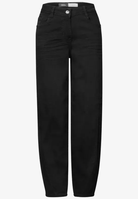 High Waist Barrel Leg Jeans im Loose Fit - cecil - Modalova