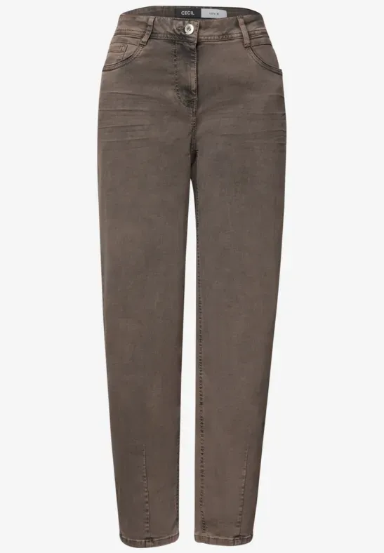 High Waist Barrel Leg Jeans im Loose Fit - cecil - Modalova