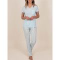 Pijama Ropa interior pantalones de pijama camiseta Classic Stripes para mujer - Admas - Modalova