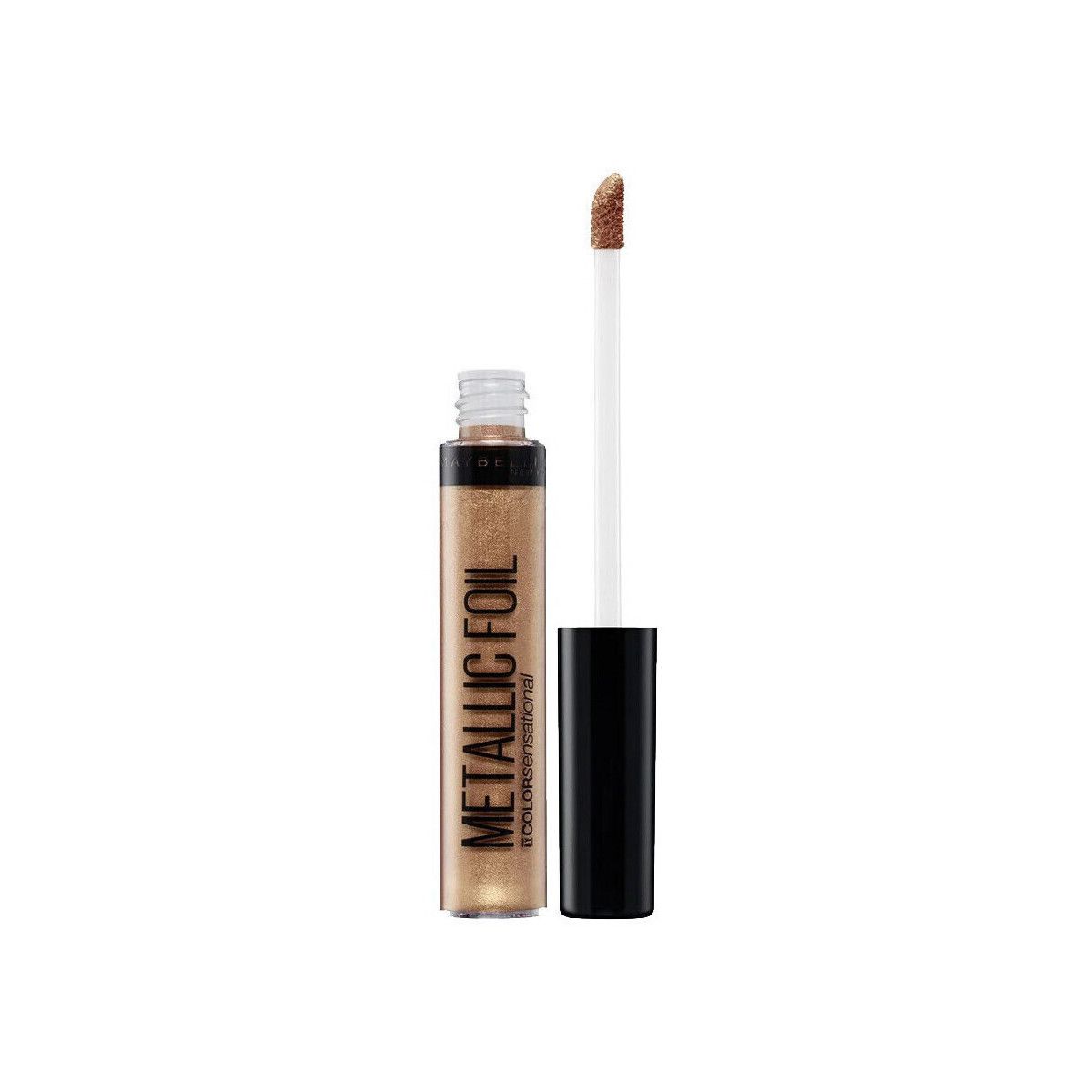 Rossetti Metallic Foil Liquid Lipstick - 90 Trident - Maybelline New York - Modalova