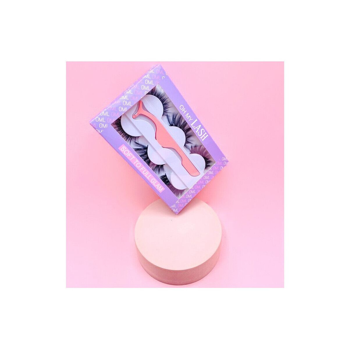 Accessori per gli occhi Mink False Eyelashes Set - 4pcs - Soft To Full Glam - Oh My Lash - Modalova