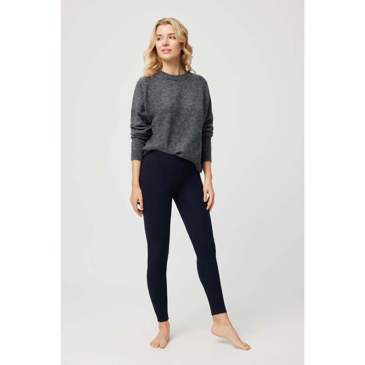 Collant Leggings basic navy - Ysabel Mora - Modalova