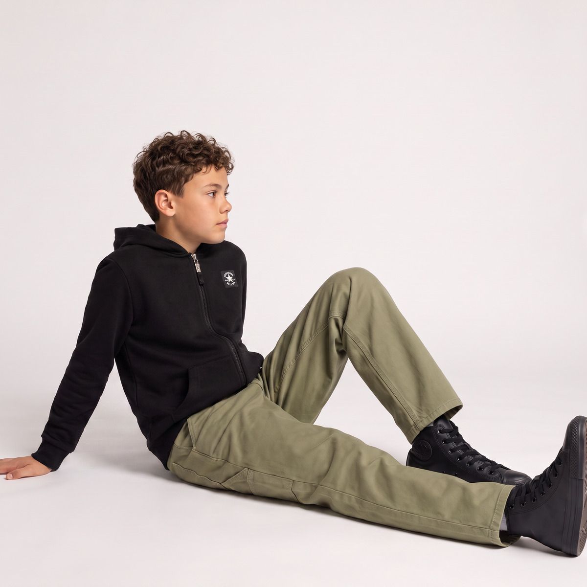 Felpe con cappuccio VARCITY ZIP FRONT HOODIE - Converse - Modalova