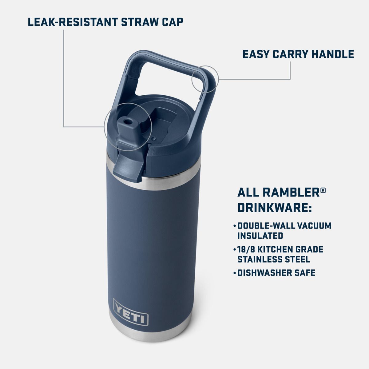 Accessori per il corpo Colour Straw Bottle 532ml - Yeti - Modalova