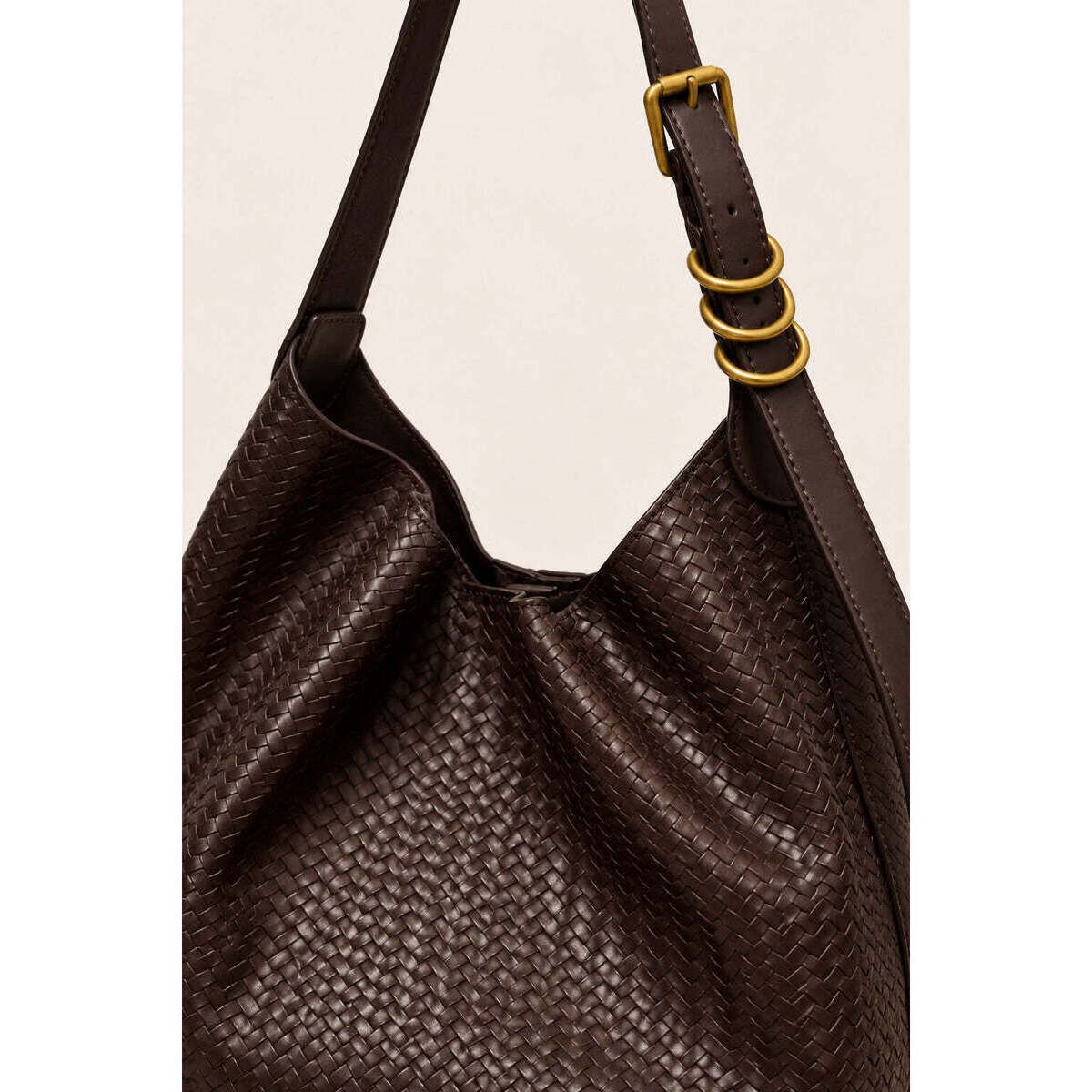 Borsa Borsa a spalla con intreccio a spiga - Nuna Lie - Modalova