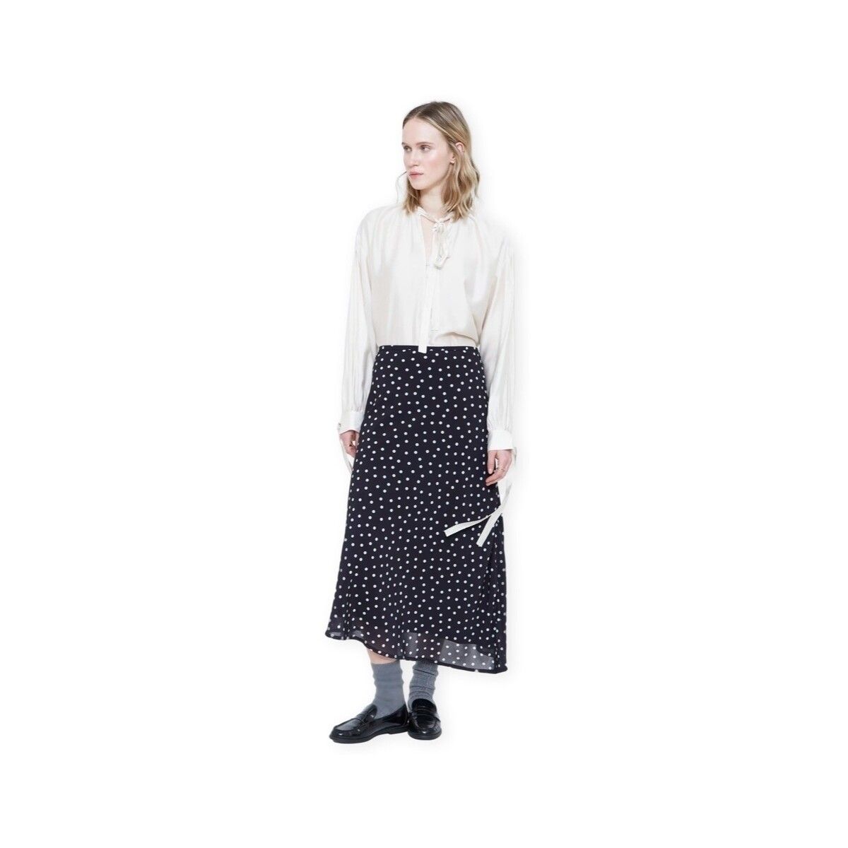 Gonne midi Skirt 41215 - Small Black/White Dots - Wild Pony - Modalova