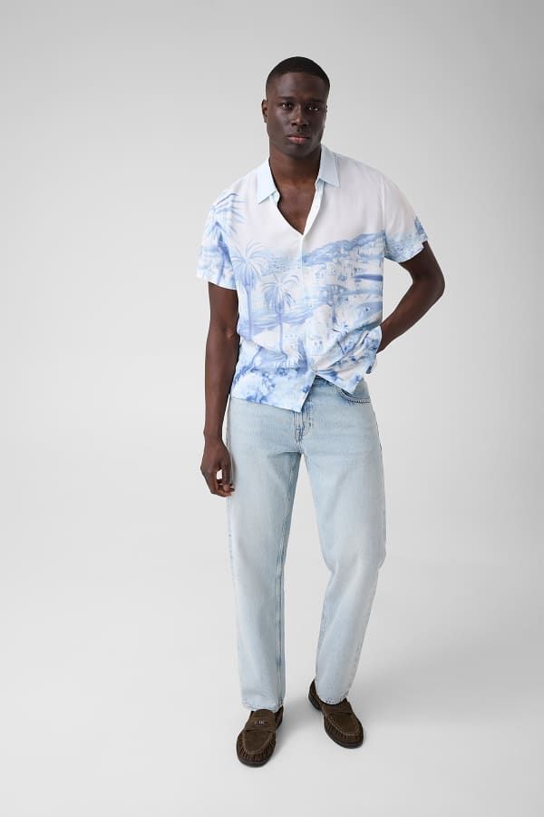 Camisa Estampada - Guess - Modalova