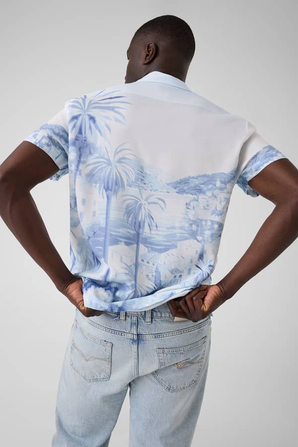 Camisa Estampada - Guess - Modalova
