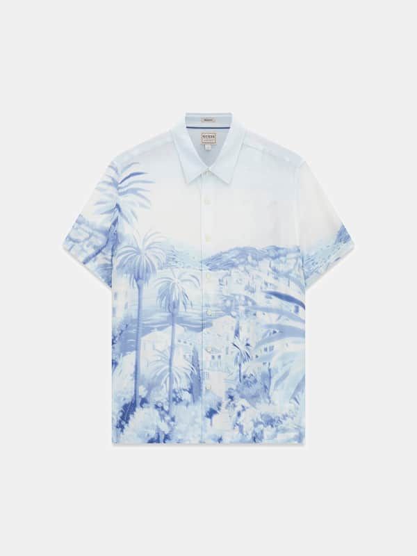 Camisa Estampada - Guess - Modalova