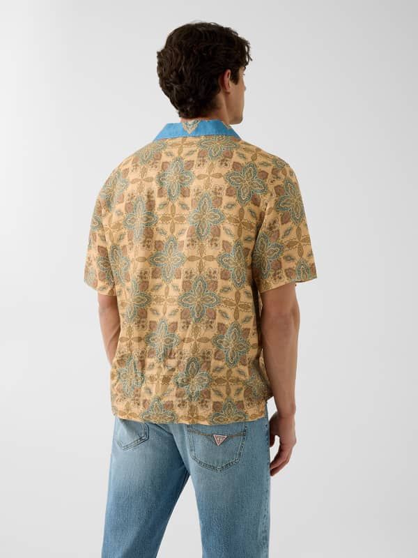 Camisa Estampada - Guess - Modalova