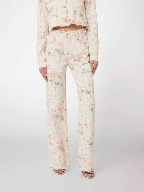 Vaqueros Cargo De Talle Alto - Guess - Modalova
