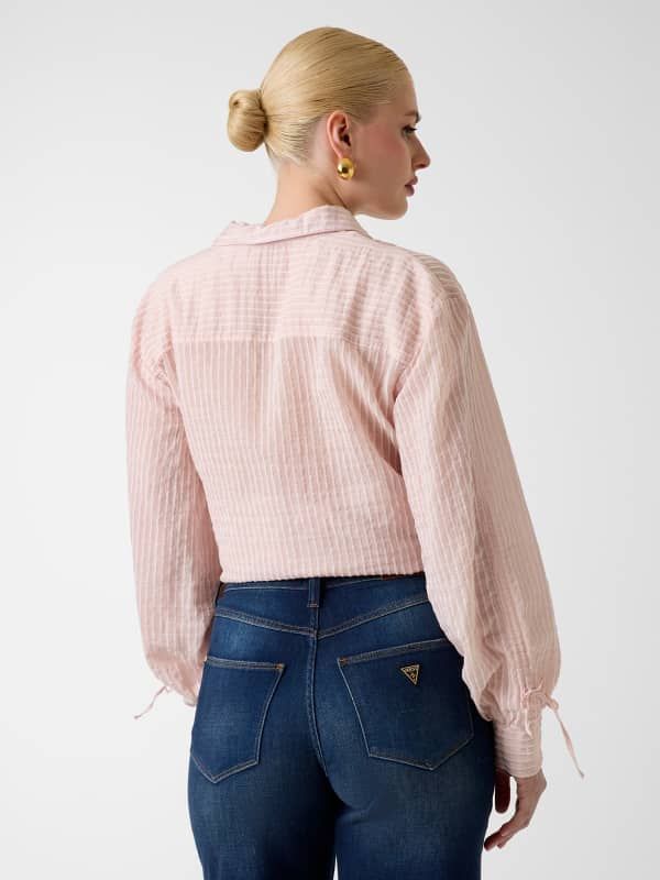 Camisa A Rayas - Guess - Modalova