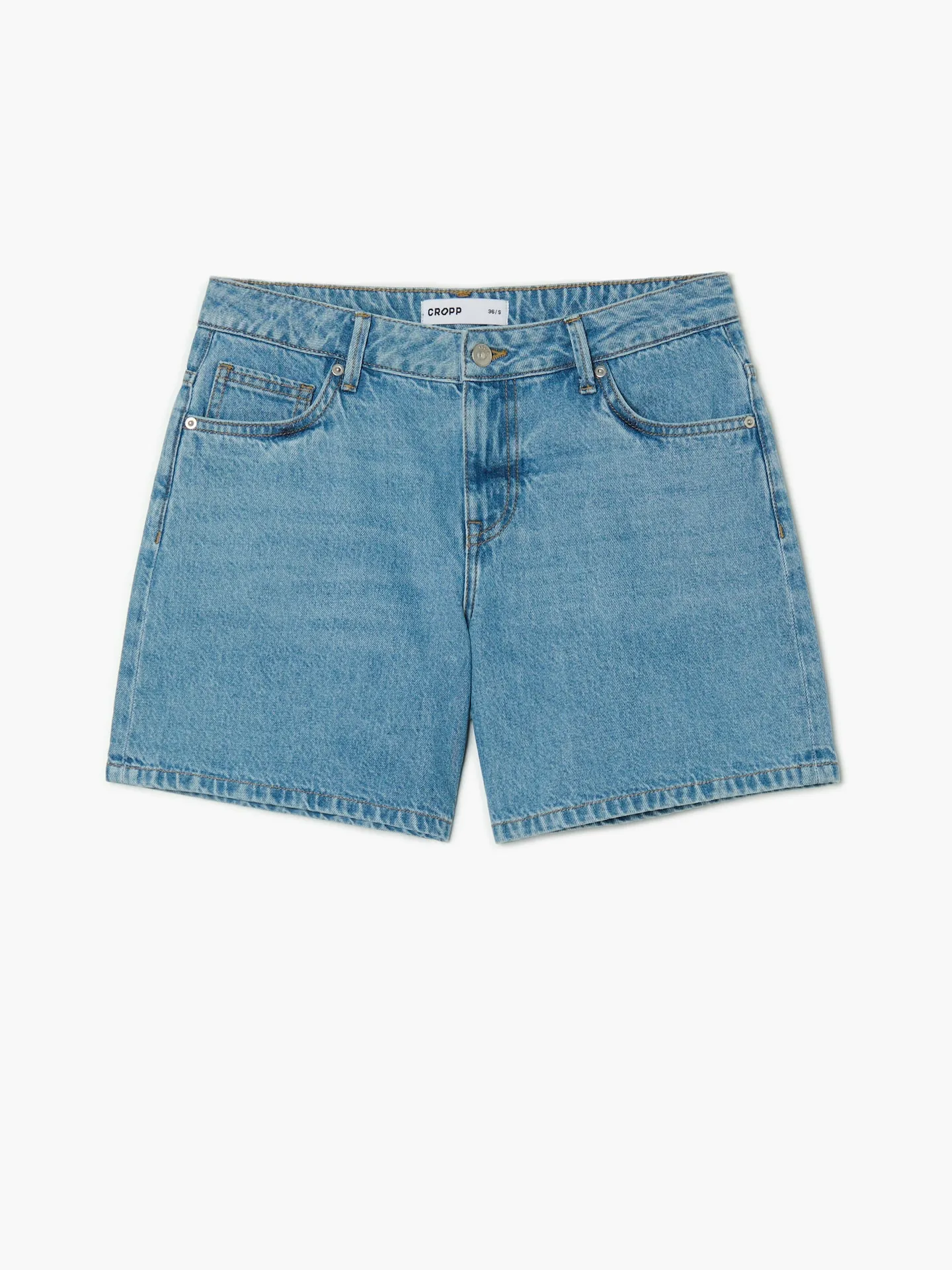 Cropp - Bermudas vaqueras - Azul - Cropp - Modalova