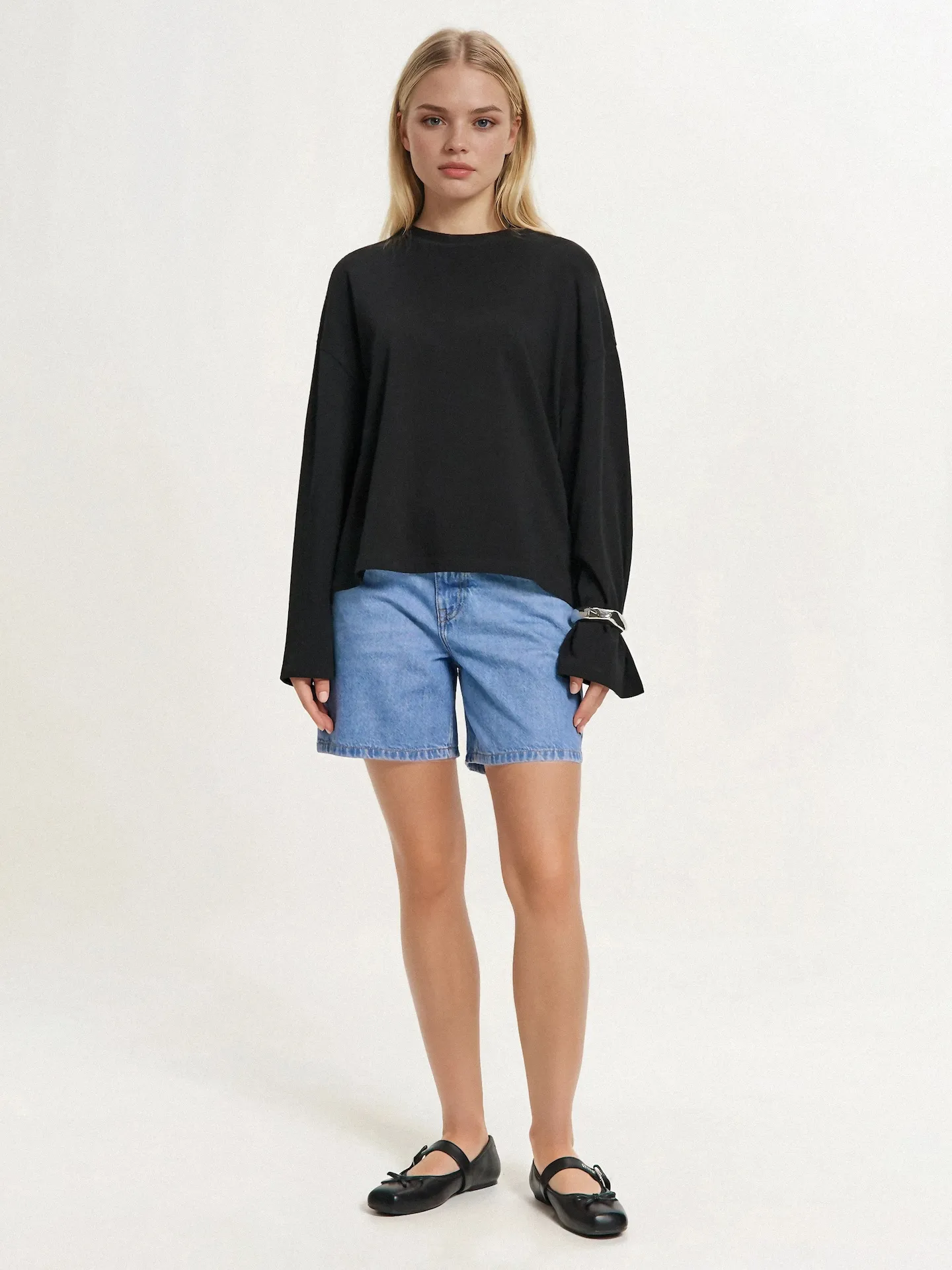 Cropp - Bermudas vaqueras - Azul - Cropp - Modalova