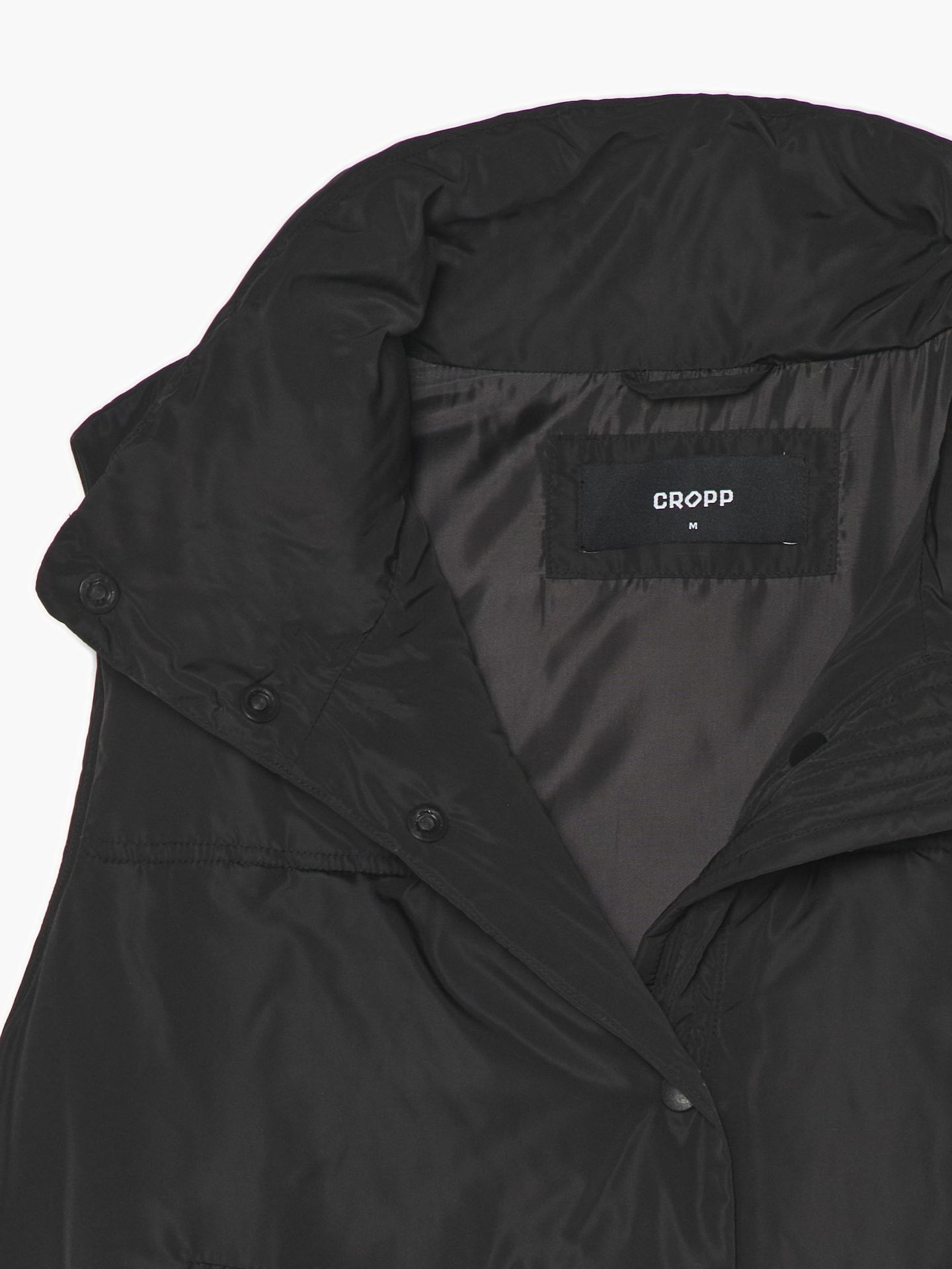 Chaleco acolchado con cuello perkins - Cropp - Modalova