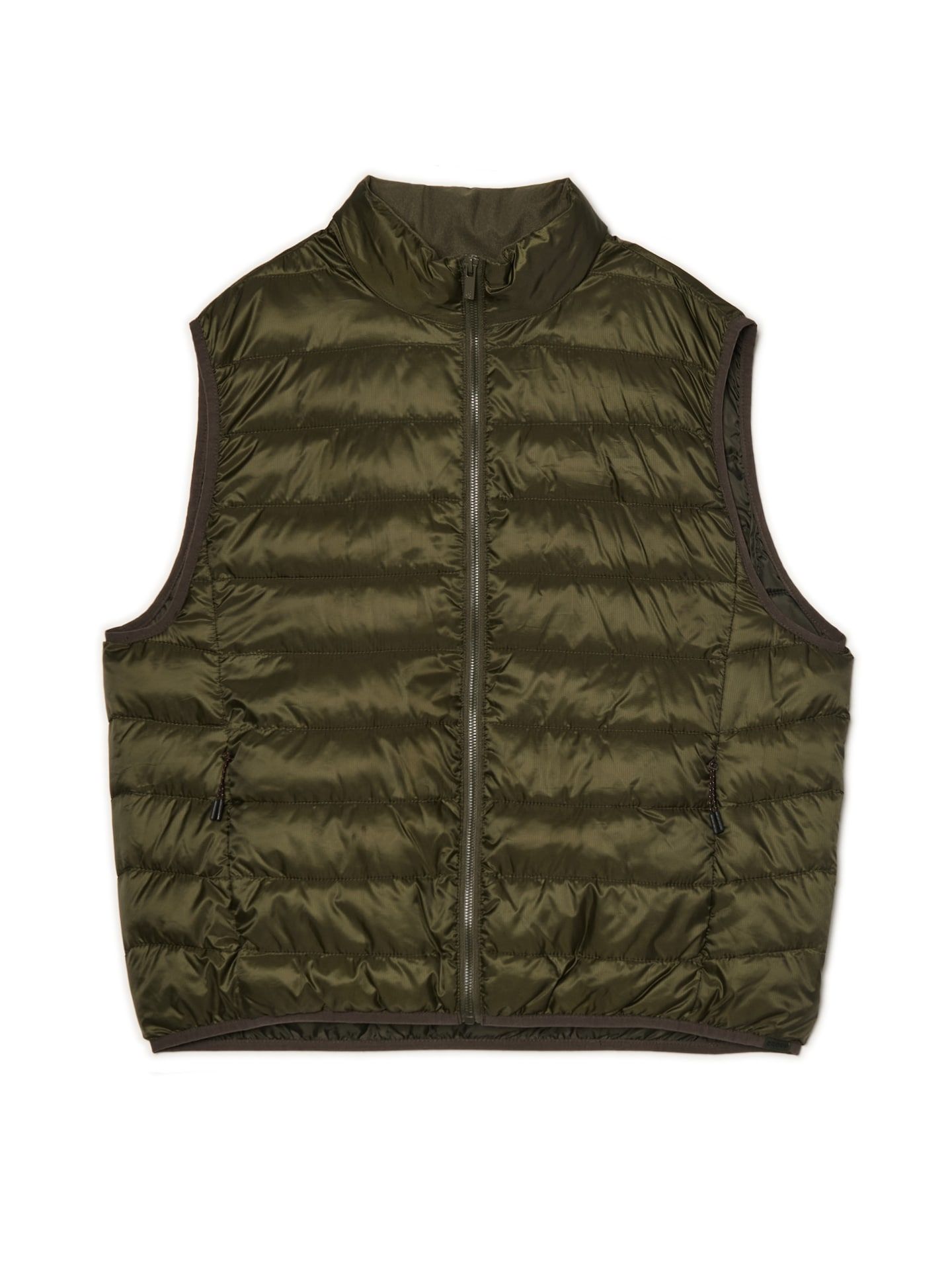 Chaleco acolchado con cuello perkins - Cropp - Modalova