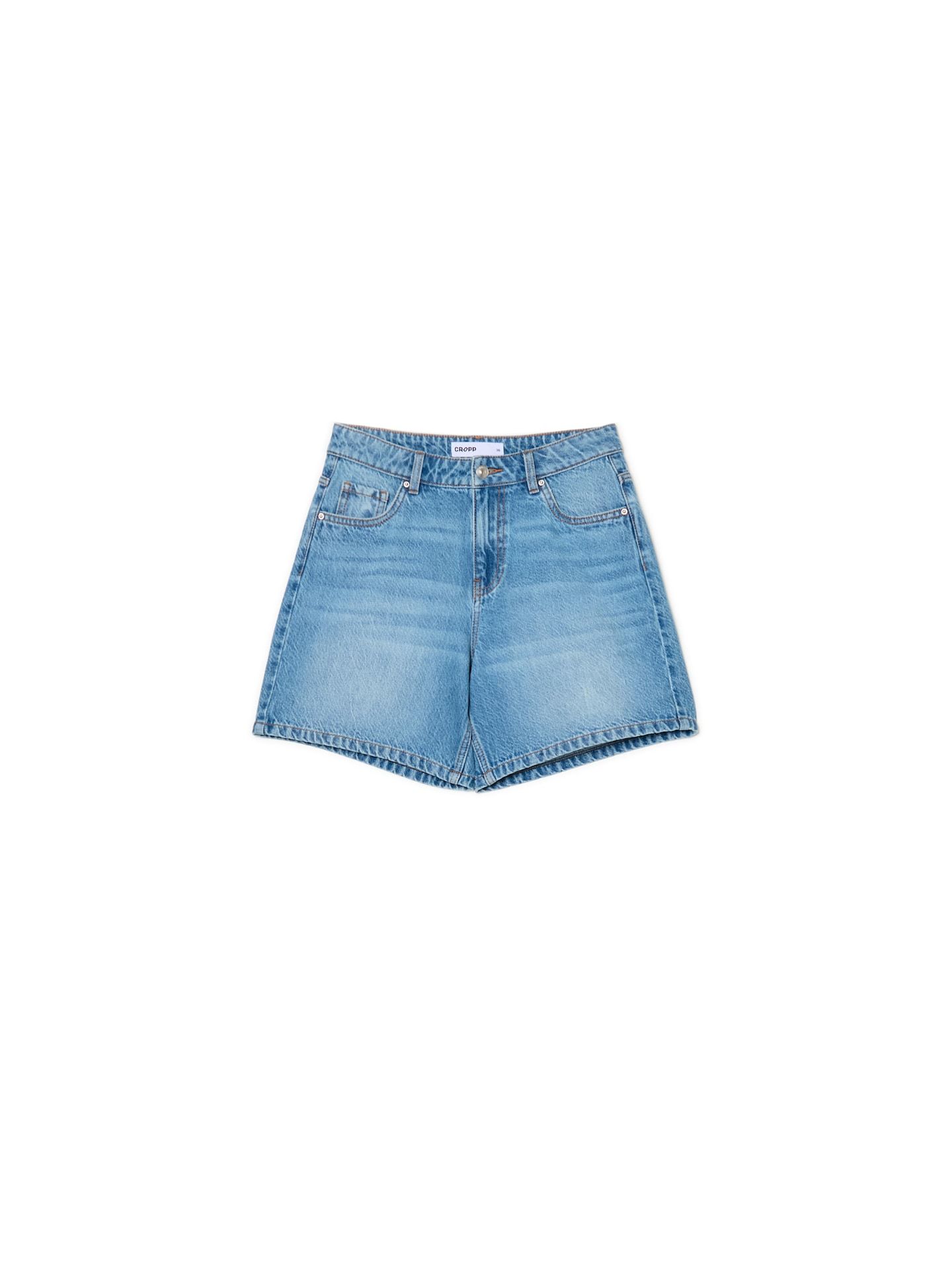Cropp - Bermudas vaqueras - Azul - Cropp - Modalova