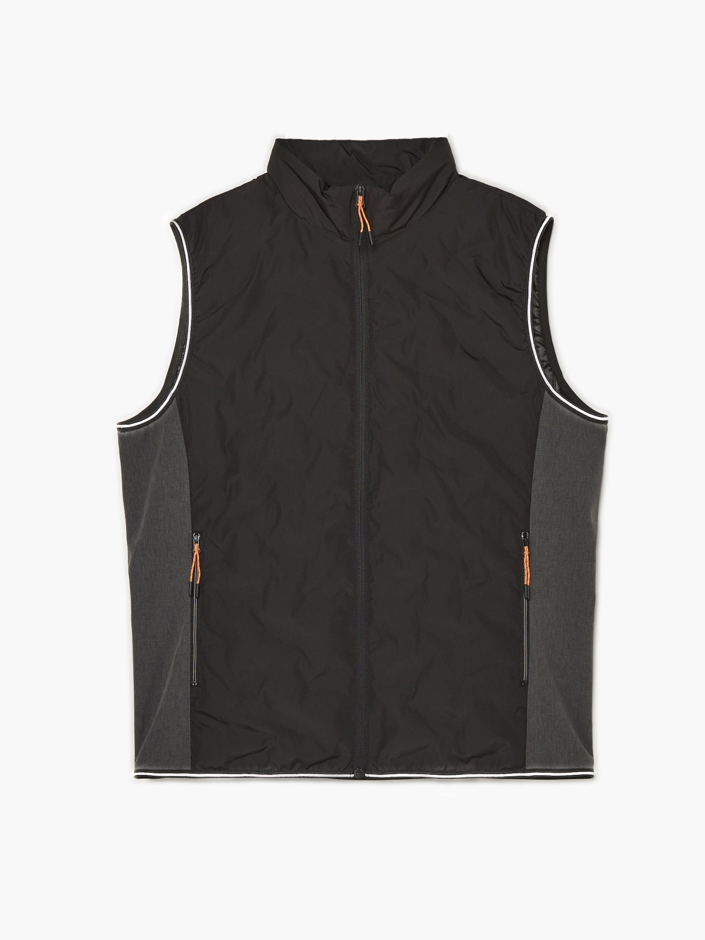 Chaleco acolchado con cuello perkins - Cropp - Modalova