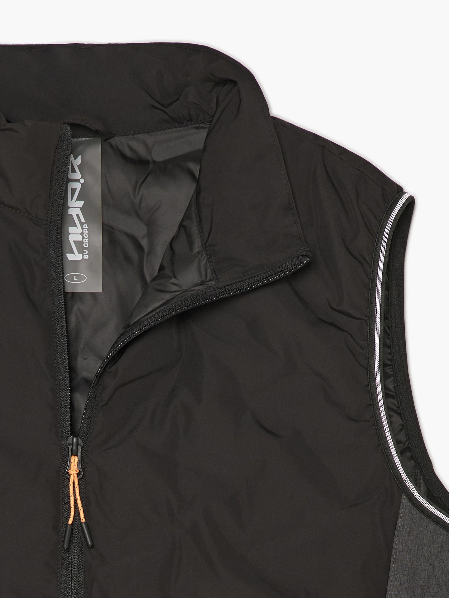 Chaleco acolchado con cuello perkins - Cropp - Modalova