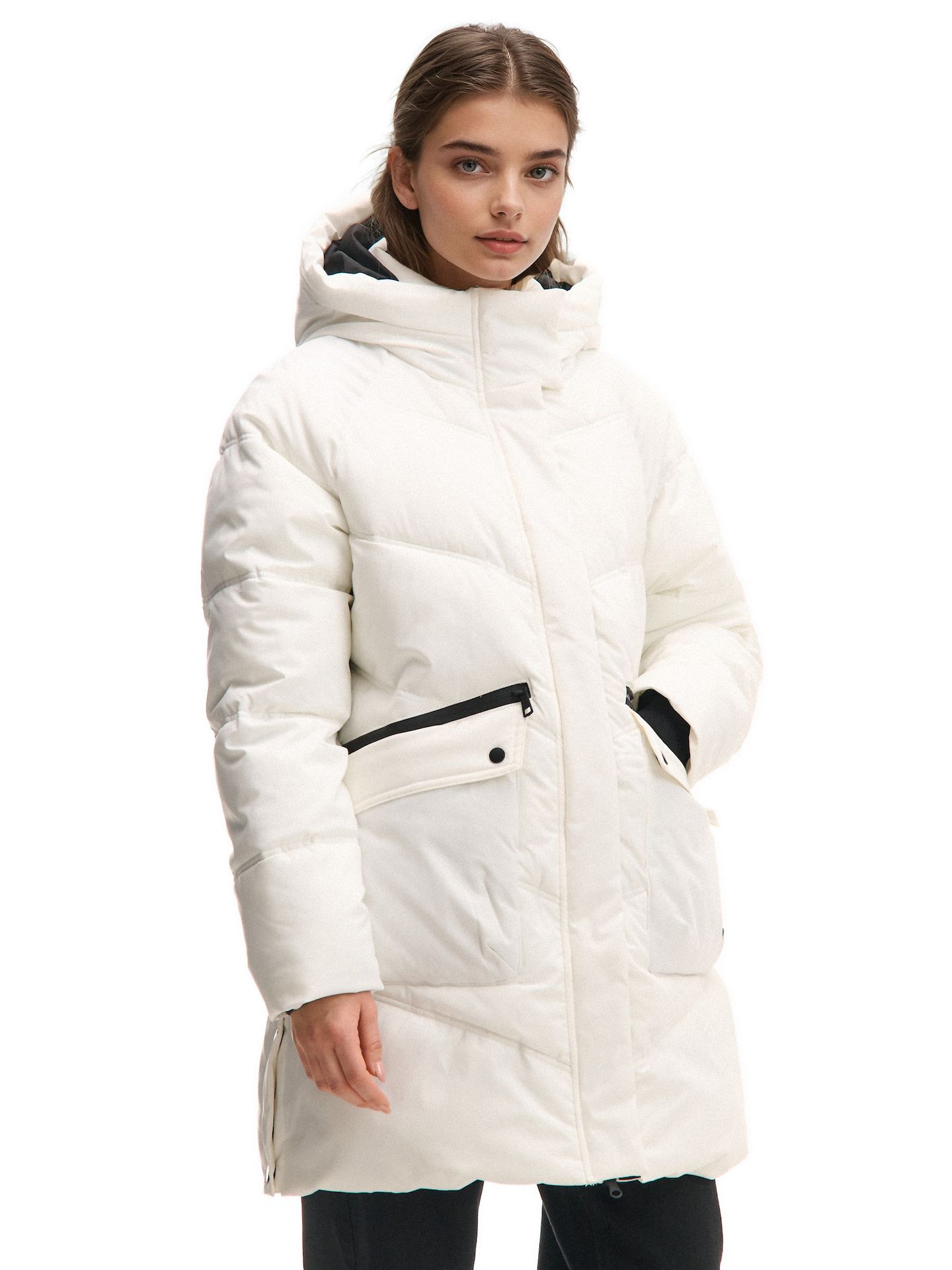 Abrigo acolchado con capucha - Cropp - Modalova