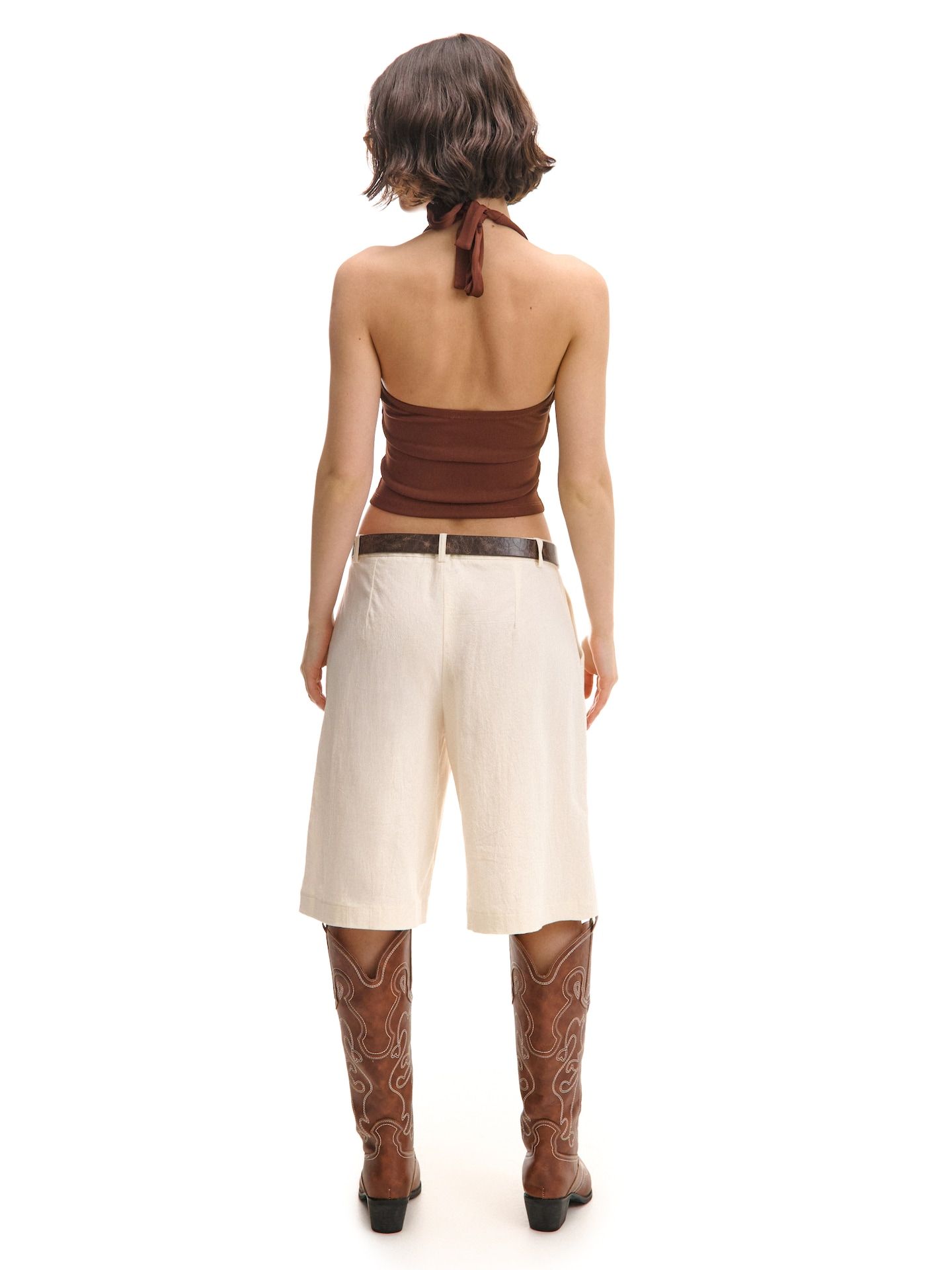 Cropp - Bermudas - crema - Cropp - Modalova