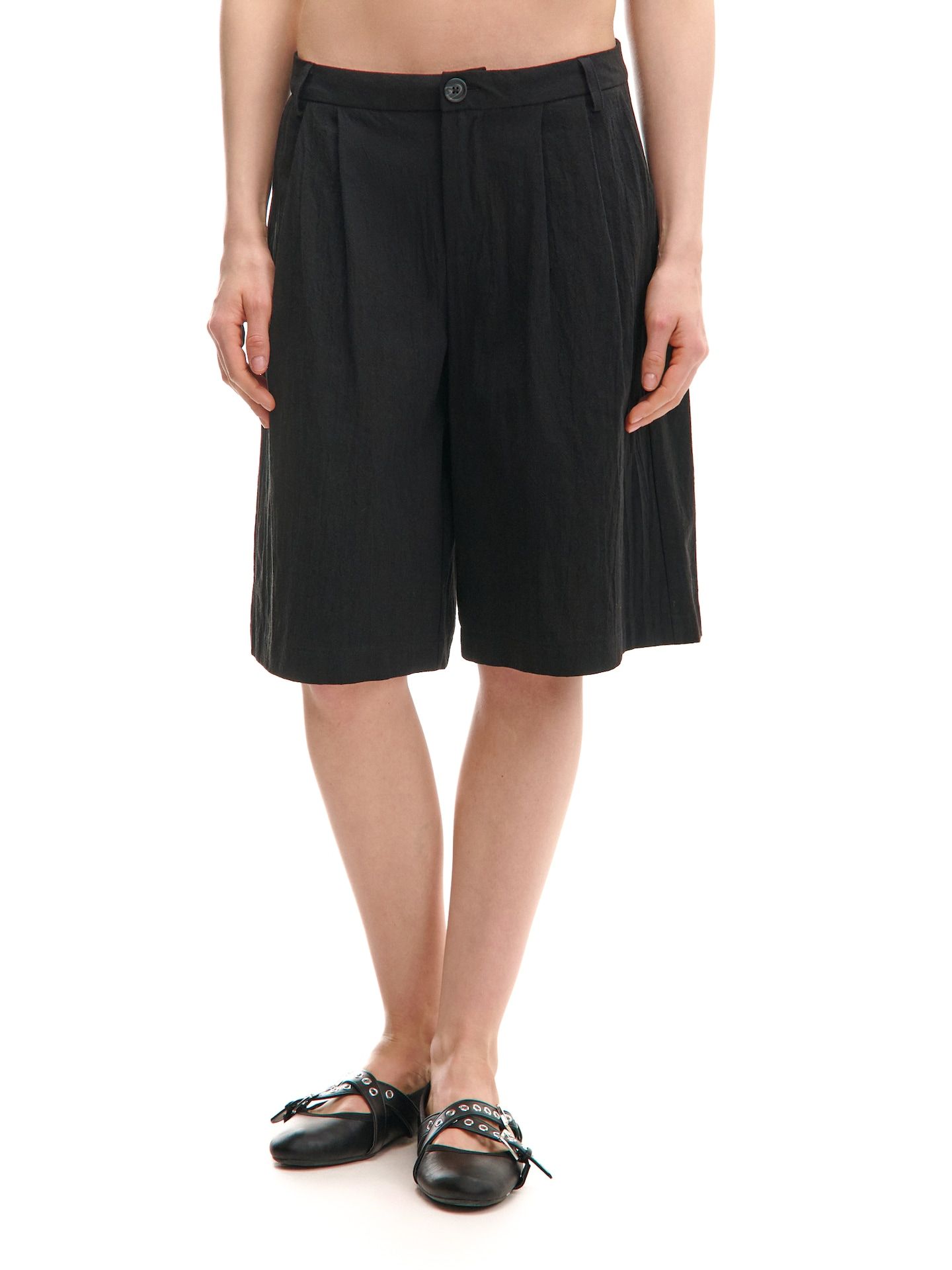 Cropp - Bermudas - Negro - Cropp - Modalova