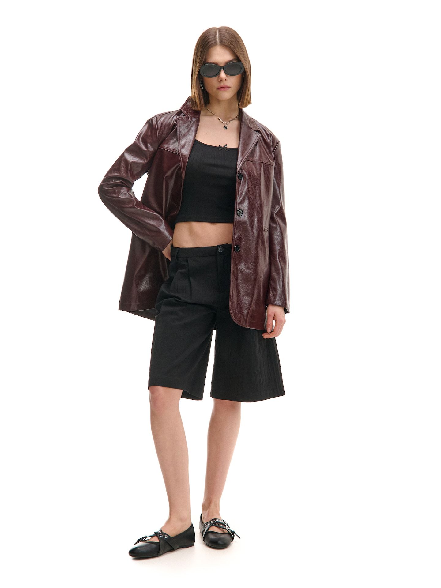 Cropp - Bermudas - Negro - Cropp - Modalova