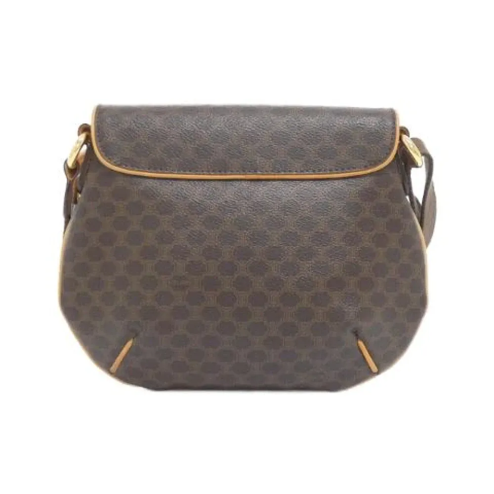 Pre-owned Coated Canvas Shoulder Bag - Celine Vintage - Modalova