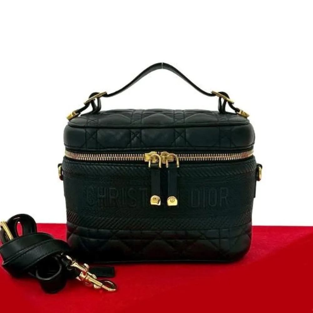 Pre-owned Leather Handbag - Dior Vintage - Modalova