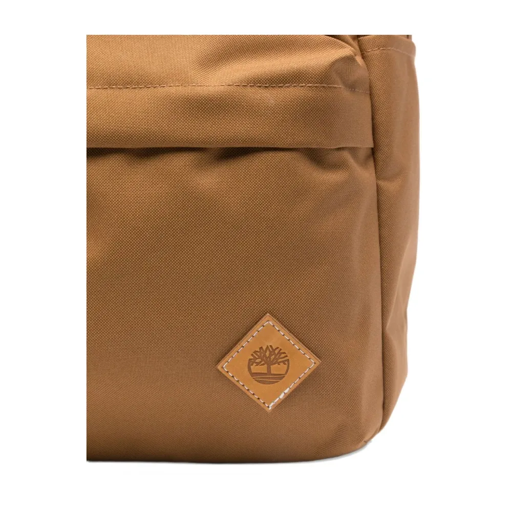 Brown Leather Backpack with Front Pocket - Timberland - Modalova