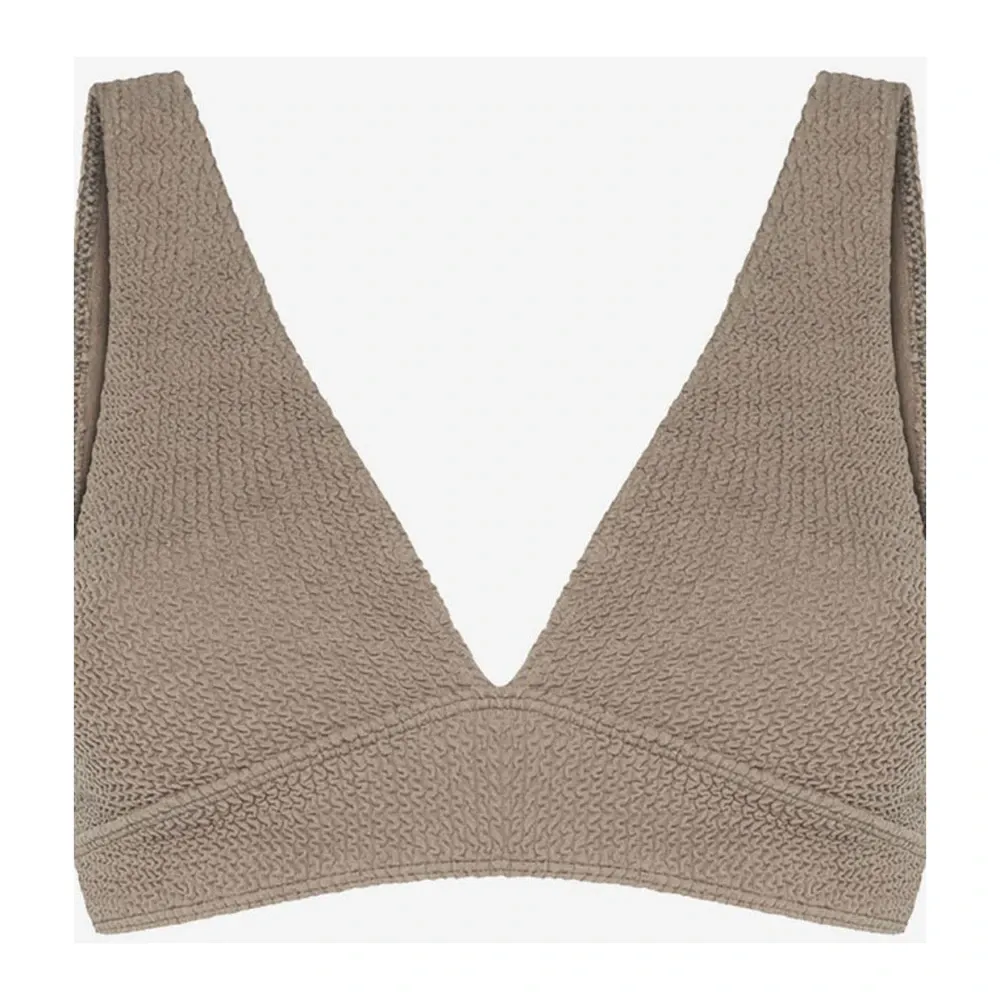 Wrinkled fabric bikini with clutch - Sorbet Island - Modalova