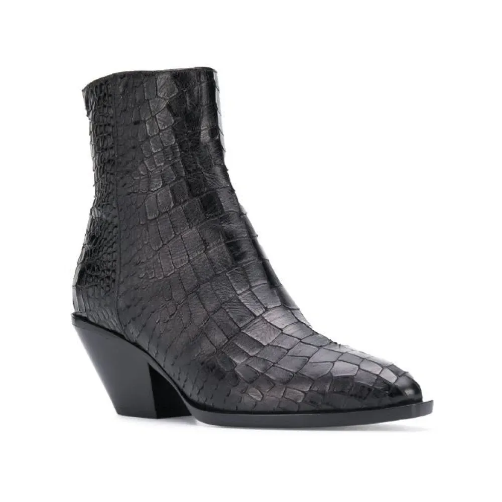Elegant Black Leather Ankle Boots - Giuseppe Zanotti - Modalova