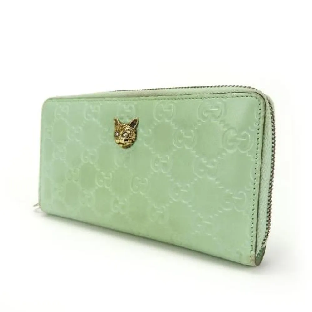 Portafoglio in pelle Pre-owned - Gucci Vintage - Modalova