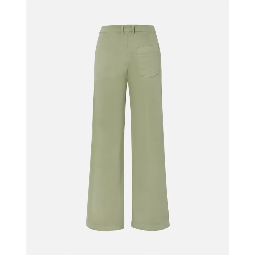 Green Essential Cotton Trousers - Forte Forte - Modalova