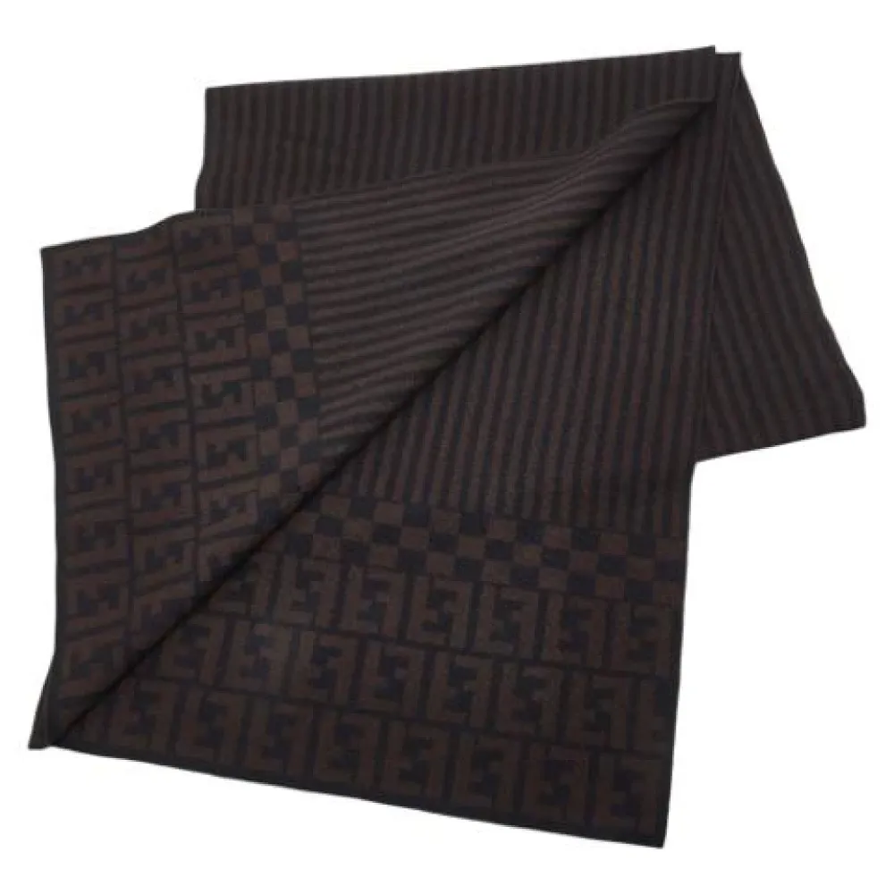 Pre-owned Wool Scarf - Fendi Vintage - Modalova