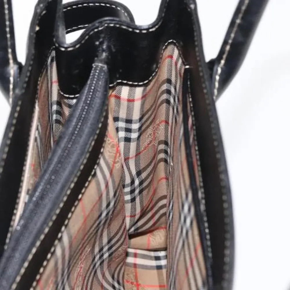 Pre-owned Leather Handbag - Burberry Vintage - Modalova
