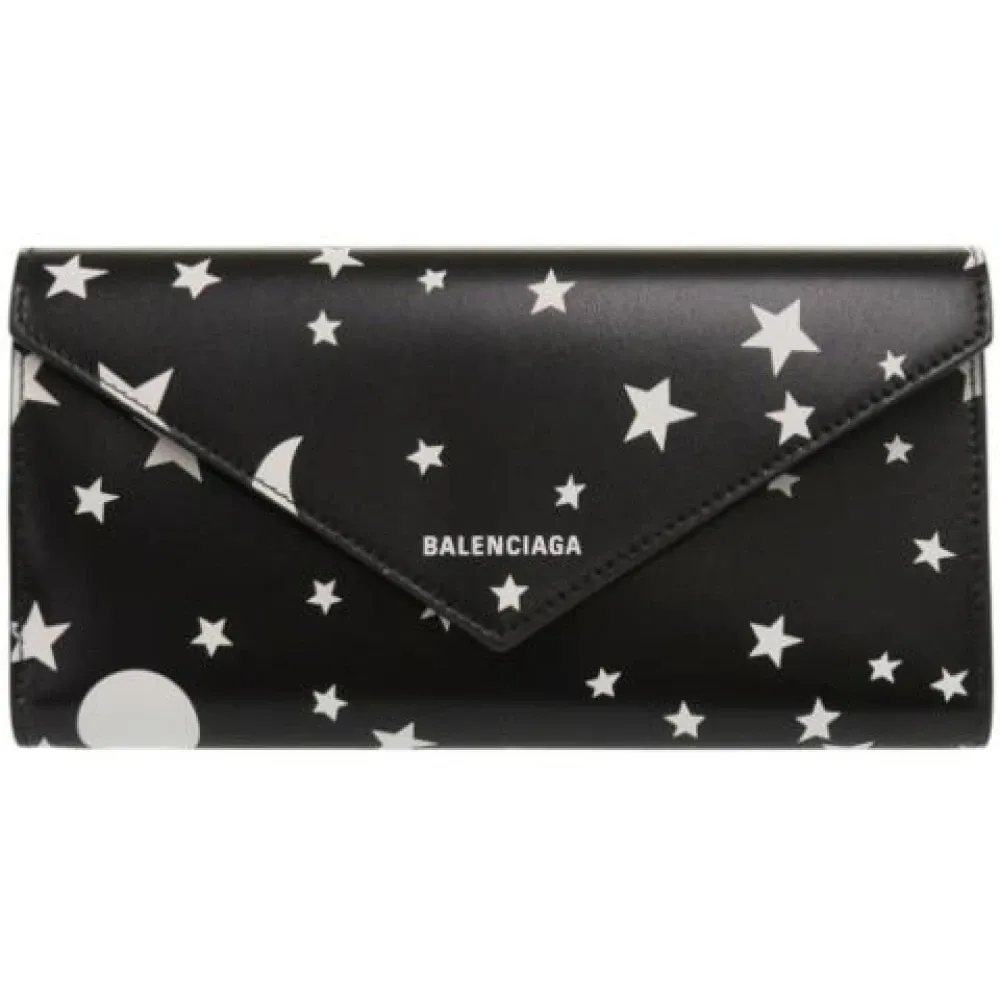 Pre-owned Leather Wallet - Balenciaga Vintage - Modalova