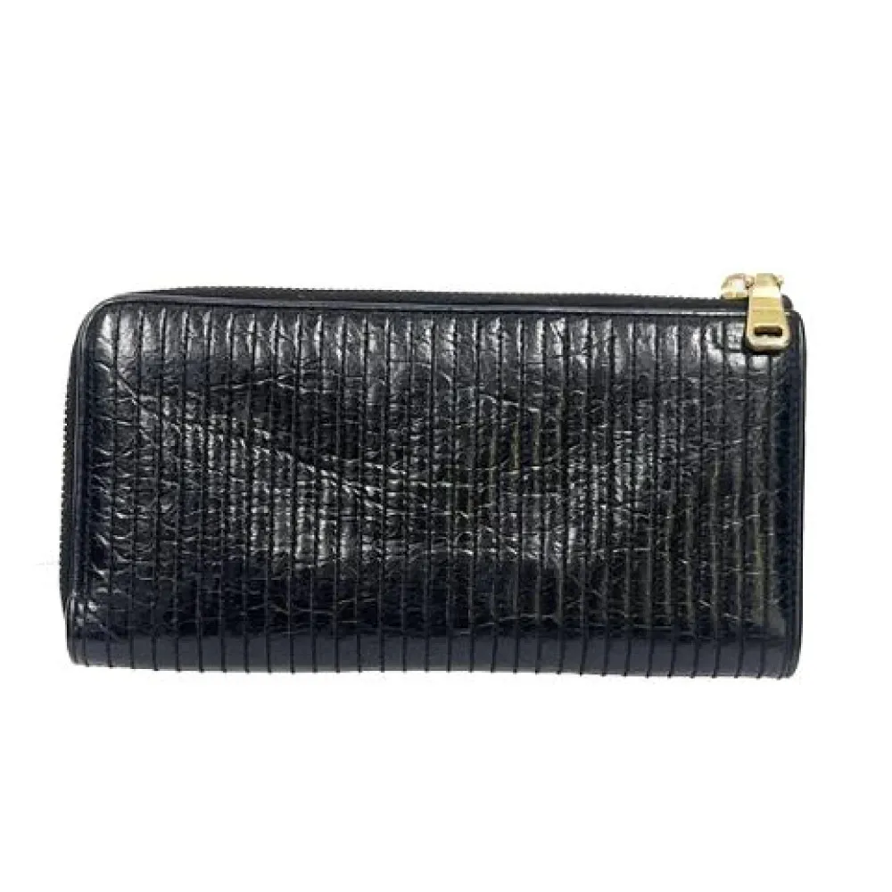 Pre-owned Leather Wallet - Miu Miu Pre-owned - Modalova