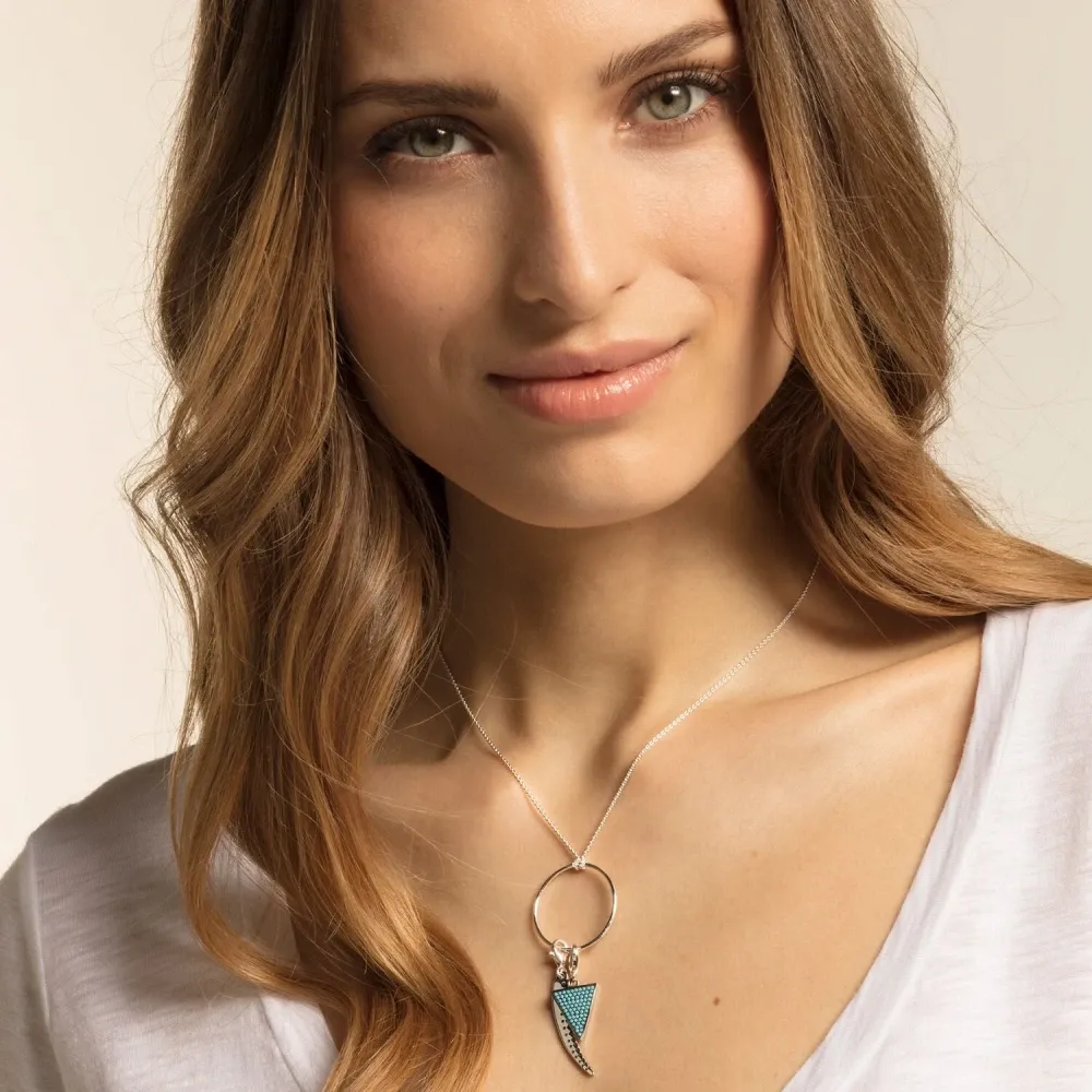 Charm pendant Triangle Turquoise 1579-667-17 - Thomas Sabo - Modalova