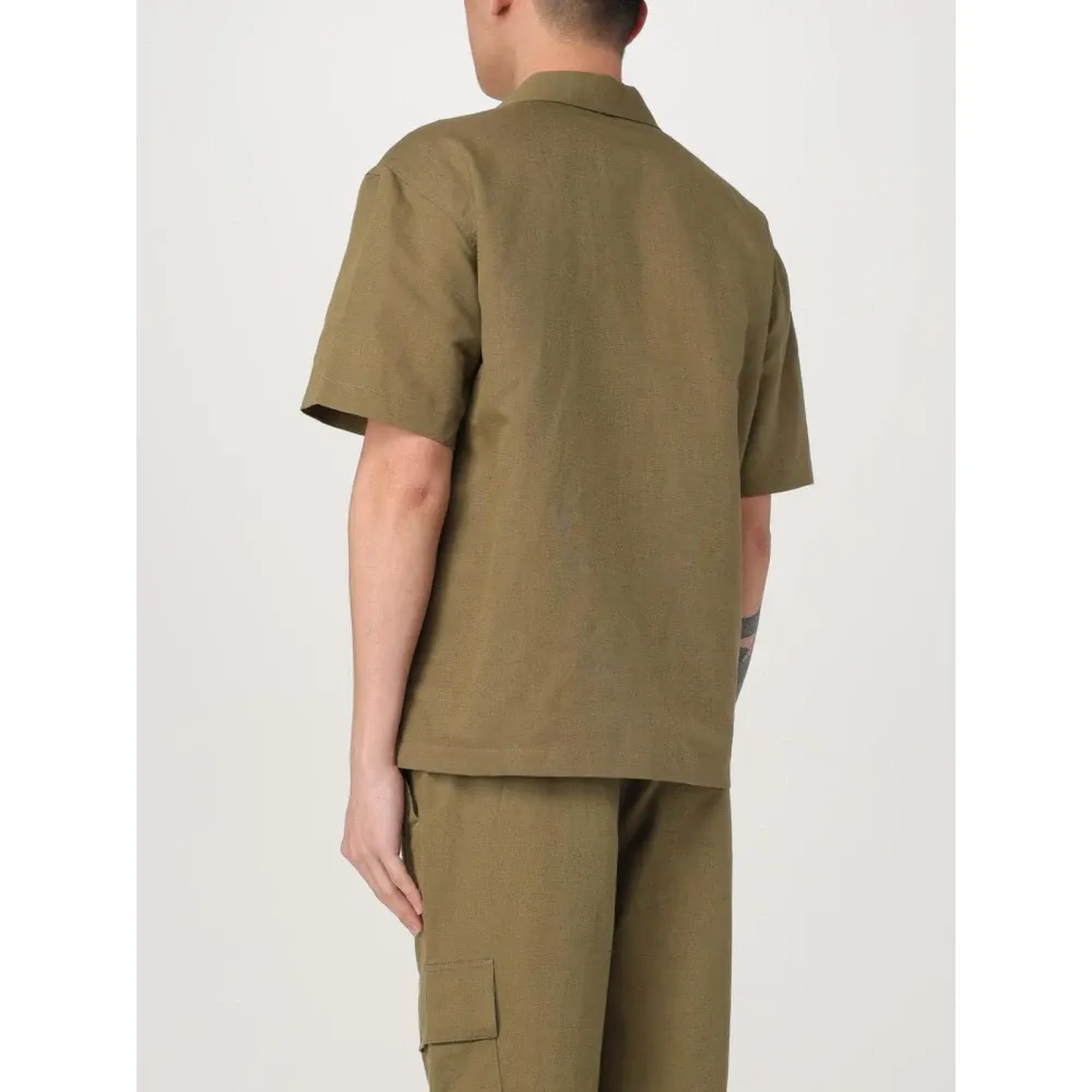 Military Style Short Sleeve Shirt - Colmar - Modalova