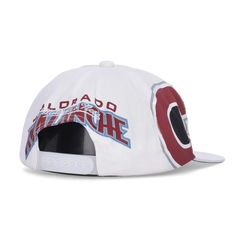 Colorado Avalanche Flat Visor Cap - Mitchell & Ness - Modalova